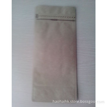 Food Zipper Paper Bag, Made of Brown Kraft Paper and Foil Inside, Used for Postcards, Business